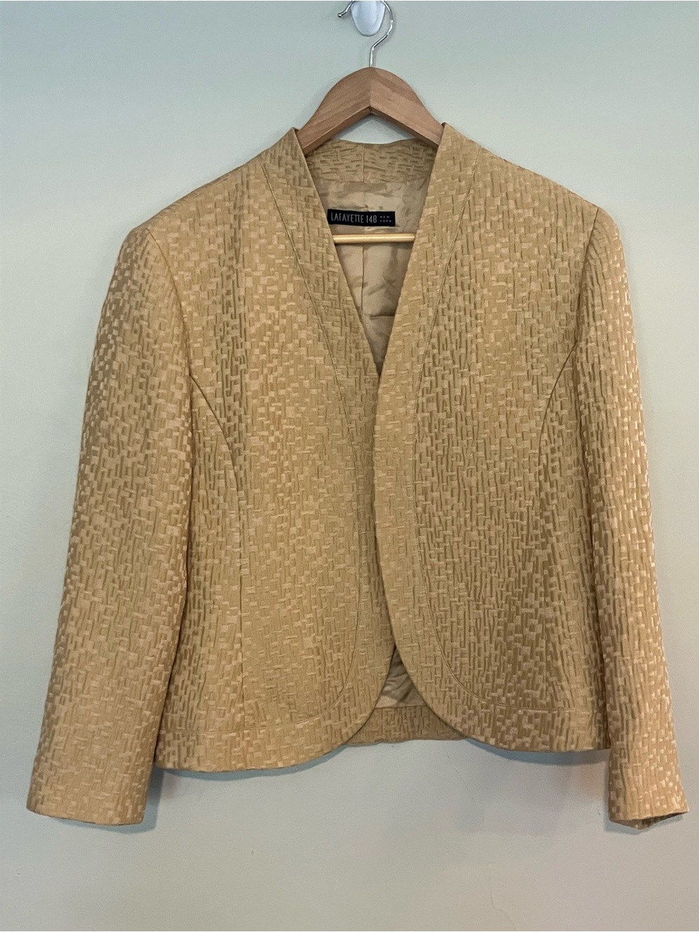 Lafayette 148 New York Gold Blazer